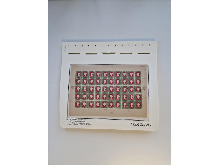 NEUDRUCKE: BERLINER Neudrucke, umfangreiche Bogensammlung mit über 160 Stück, vorwiegend postfrisch, alles sauber auf Blätter