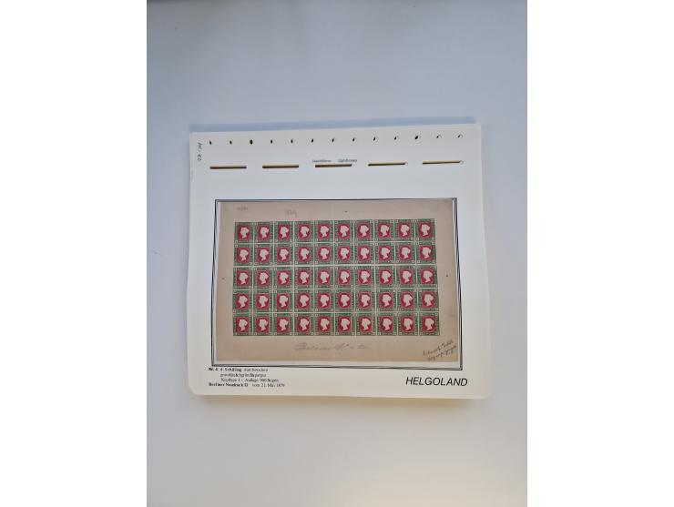 NEUDRUCKE: BERLINER Neudrucke, umfangreiche Bogensammlung mit über 160 Stück, vorwiegend postfrisch, alles sauber auf Blätter