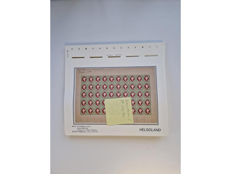 NEUDRUCKE: BERLINER Neudrucke, umfangreiche Bogensammlung mit über 160 Stück, vorwiegend postfrisch, alles sauber auf Blätter