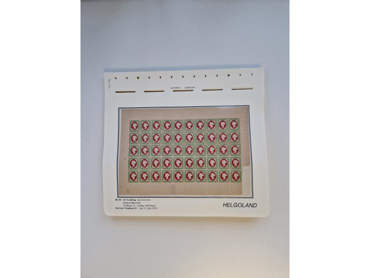 NEUDRUCKE: BERLINER Neudrucke, umfangreiche Bogensammlung mit über 160 Stück, vorwiegend postfrisch, alles sauber auf Blätter