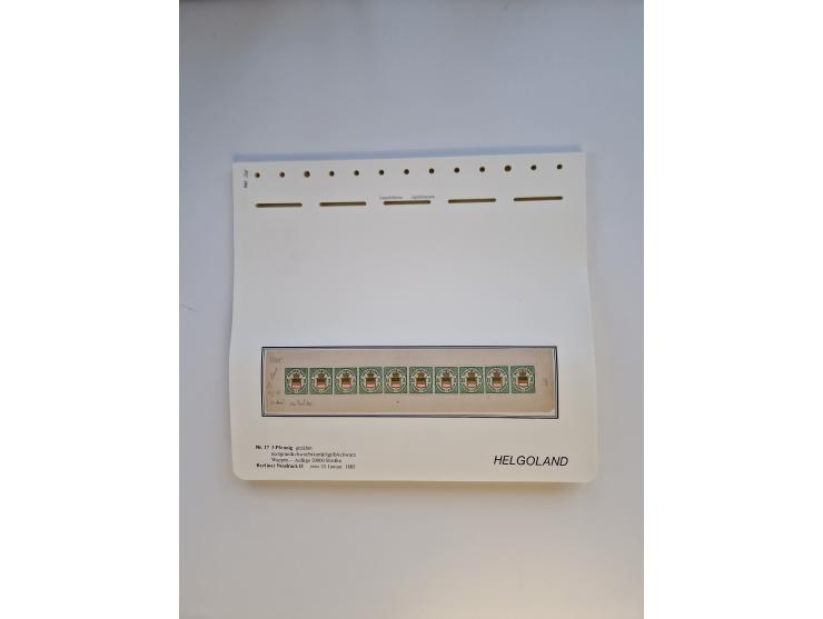 NEUDRUCKE: BERLINER Neudrucke, umfangreiche Bogensammlung mit über 160 Stück, vorwiegend postfrisch, alles sauber auf Blätter