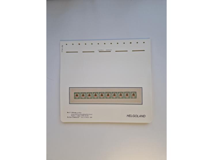 NEUDRUCKE: BERLINER Neudrucke, umfangreiche Bogensammlung mit über 160 Stück, vorwiegend postfrisch, alles sauber auf Blätter