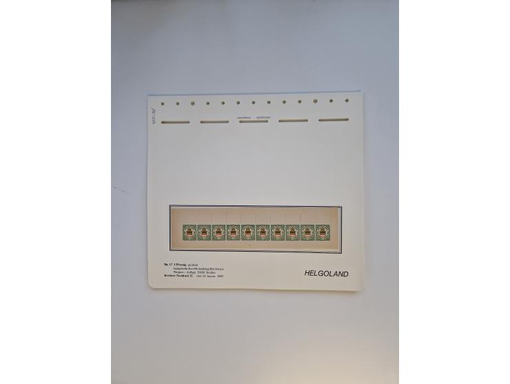 NEUDRUCKE: BERLINER Neudrucke, umfangreiche Bogensammlung mit über 160 Stück, vorwiegend postfrisch, alles sauber auf Blätter