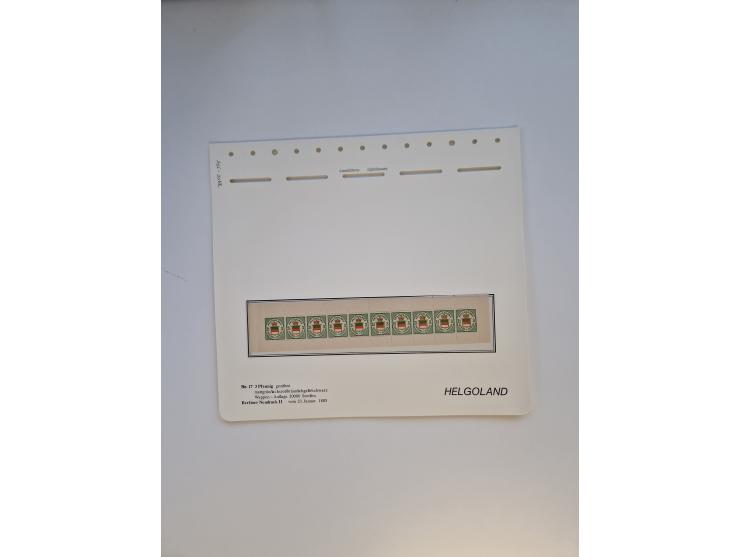 NEUDRUCKE: BERLINER Neudrucke, umfangreiche Bogensammlung mit über 160 Stück, vorwiegend postfrisch, alles sauber auf Blätter