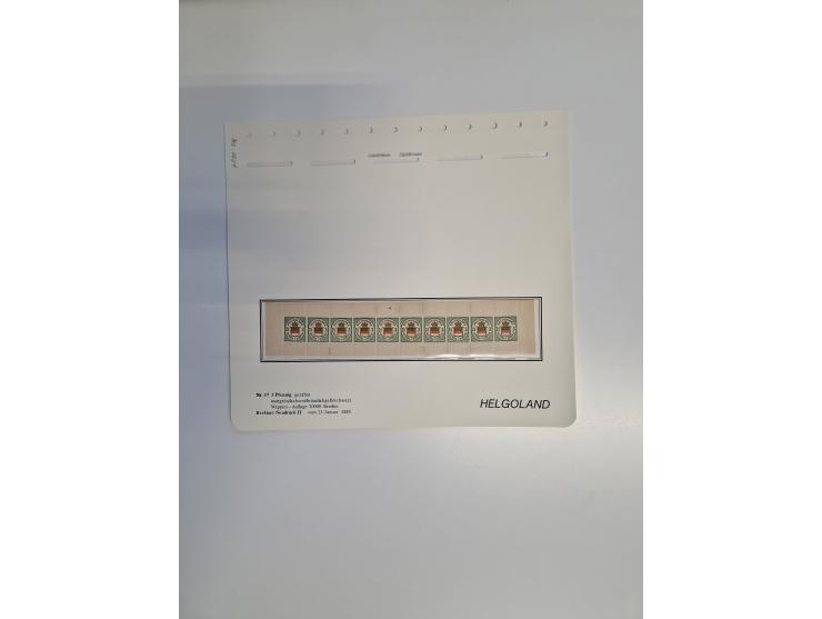 NEUDRUCKE: BERLINER Neudrucke, umfangreiche Bogensammlung mit über 160 Stück, vorwiegend postfrisch, alles sauber auf Blätter