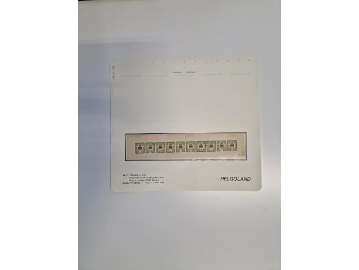 NEUDRUCKE: BERLINER Neudrucke, umfangreiche Bogensammlung mit über 160 Stück, vorwiegend postfrisch, alles sauber auf Blätter