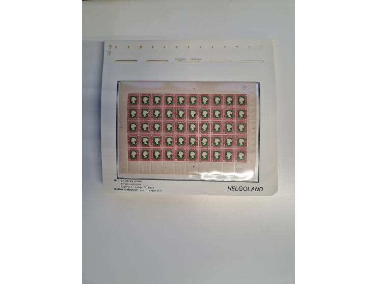 NEUDRUCKE: BERLINER Neudrucke, umfangreiche Bogensammlung mit über 160 Stück, vorwiegend postfrisch, alles sauber auf Blätter