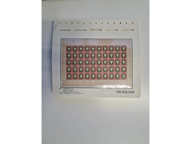 NEUDRUCKE: BERLINER Neudrucke, umfangreiche Bogensammlung mit über 160 Stück, vorwiegend postfrisch, alles sauber auf Blätter