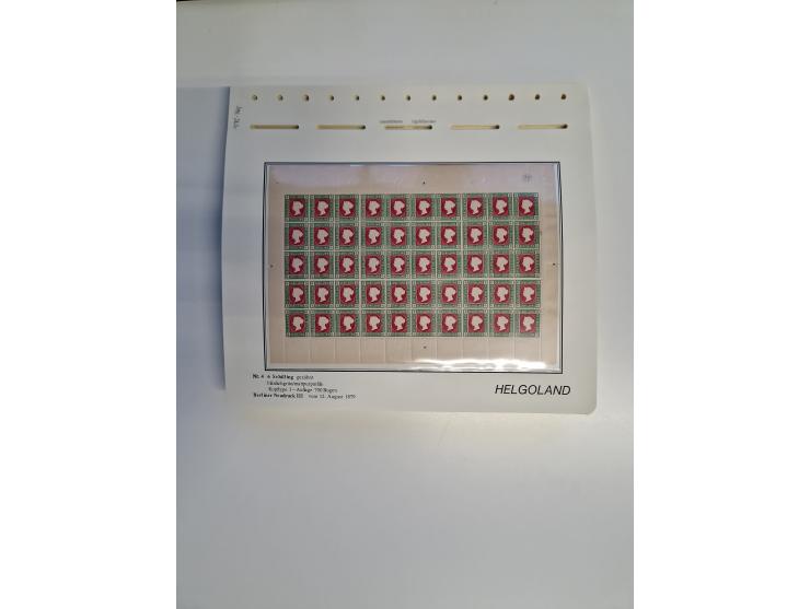 NEUDRUCKE: BERLINER Neudrucke, umfangreiche Bogensammlung mit über 160 Stück, vorwiegend postfrisch, alles sauber auf Blätter