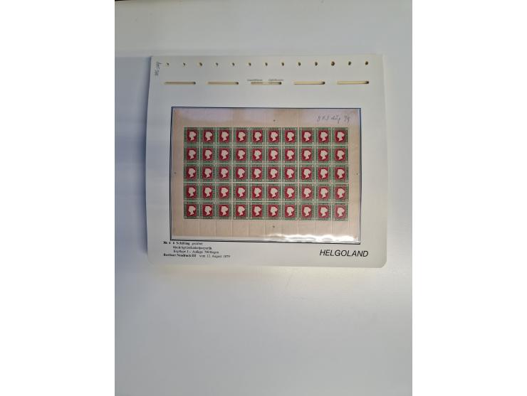 NEUDRUCKE: BERLINER Neudrucke, umfangreiche Bogensammlung mit über 160 Stück, vorwiegend postfrisch, alles sauber auf Blätter