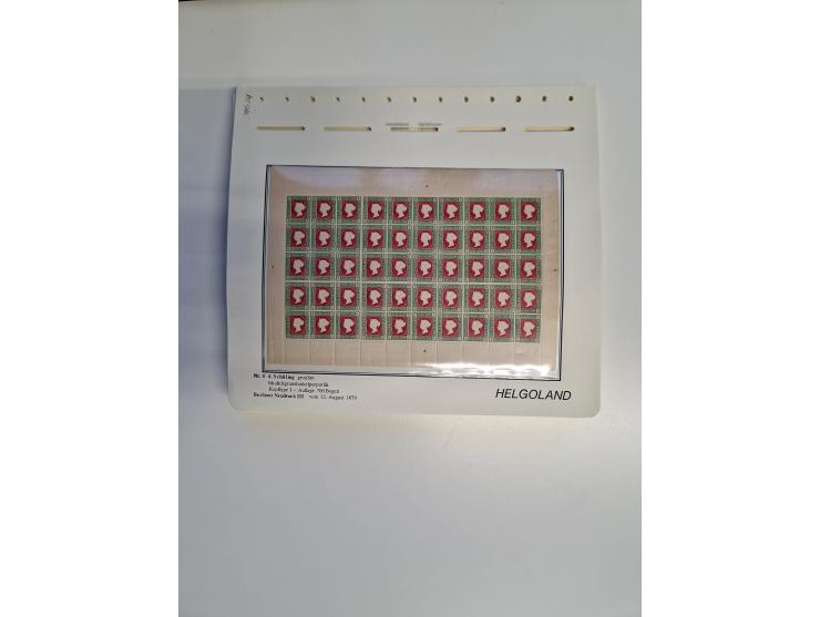 NEUDRUCKE: BERLINER Neudrucke, umfangreiche Bogensammlung mit über 160 Stück, vorwiegend postfrisch, alles sauber auf Blätter