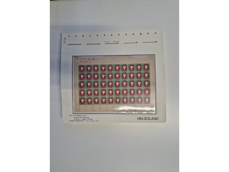 NEUDRUCKE: BERLINER Neudrucke, umfangreiche Bogensammlung mit über 160 Stück, vorwiegend postfrisch, alles sauber auf Blätter