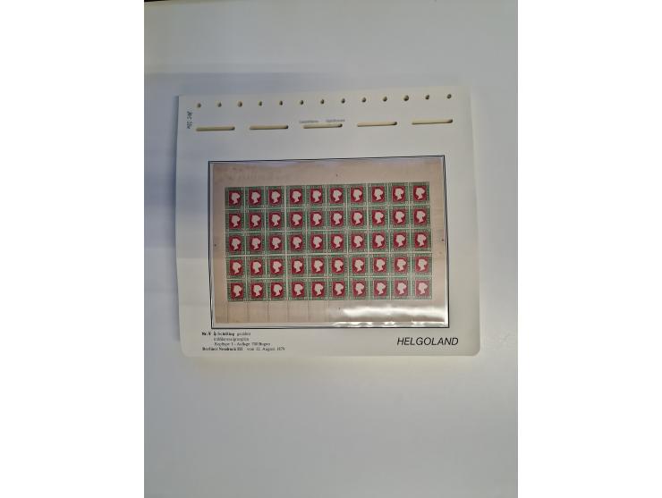 NEUDRUCKE: BERLINER Neudrucke, umfangreiche Bogensammlung mit über 160 Stück, vorwiegend postfrisch, alles sauber auf Blätter