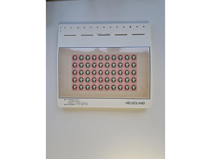 NEUDRUCKE: BERLINER Neudrucke, umfangreiche Bogensammlung mit über 160 Stück, vorwiegend postfrisch, alles sauber auf Blätter