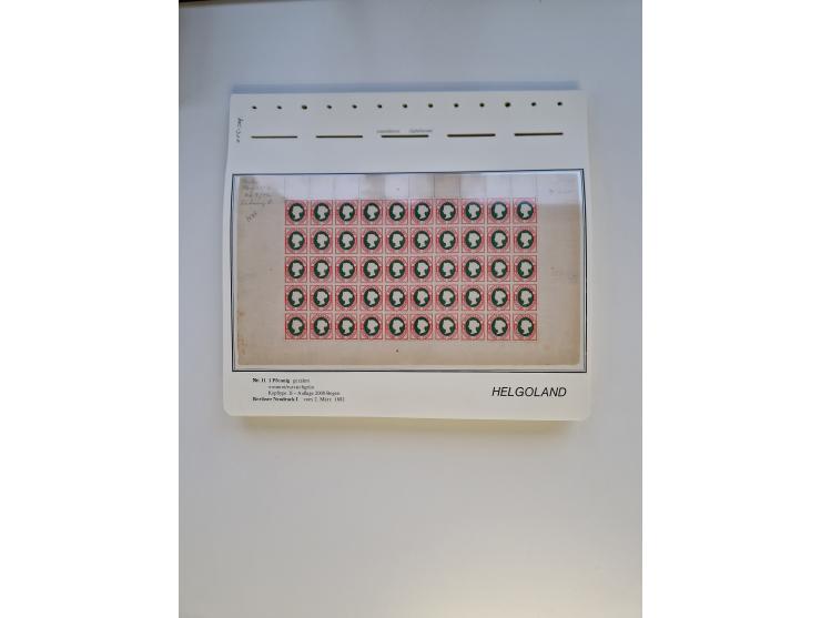 NEUDRUCKE: BERLINER Neudrucke, umfangreiche Bogensammlung mit über 160 Stück, vorwiegend postfrisch, alles sauber auf Blätter