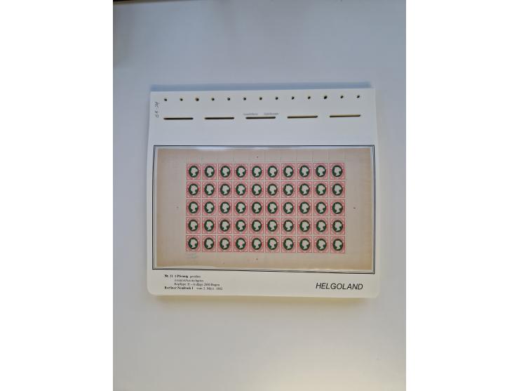 NEUDRUCKE: BERLINER Neudrucke, umfangreiche Bogensammlung mit über 160 Stück, vorwiegend postfrisch, alles sauber auf Blätter