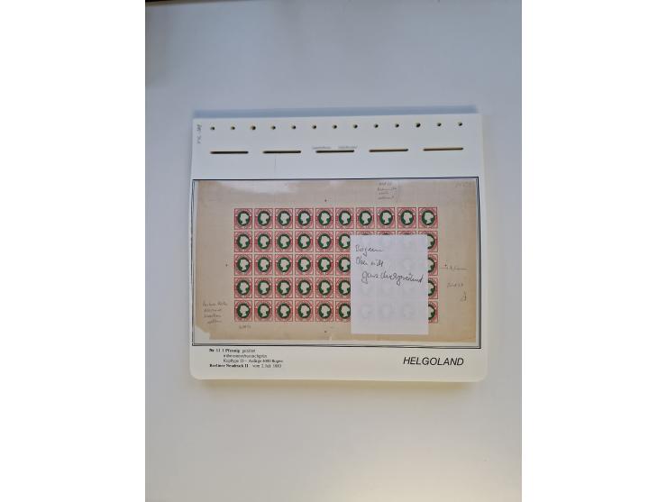 NEUDRUCKE: BERLINER Neudrucke, umfangreiche Bogensammlung mit über 160 Stück, vorwiegend postfrisch, alles sauber auf Blätter