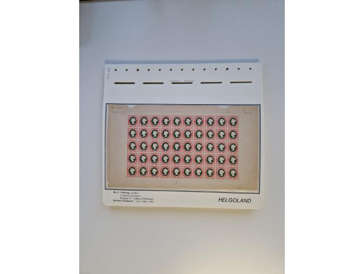 NEUDRUCKE: BERLINER Neudrucke, umfangreiche Bogensammlung mit über 160 Stück, vorwiegend postfrisch, alles sauber auf Blätter