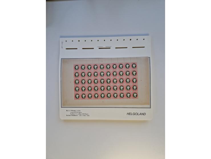 NEUDRUCKE: BERLINER Neudrucke, umfangreiche Bogensammlung mit über 160 Stück, vorwiegend postfrisch, alles sauber auf Blätter