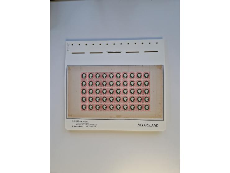 NEUDRUCKE: BERLINER Neudrucke, umfangreiche Bogensammlung mit über 160 Stück, vorwiegend postfrisch, alles sauber auf Blätter