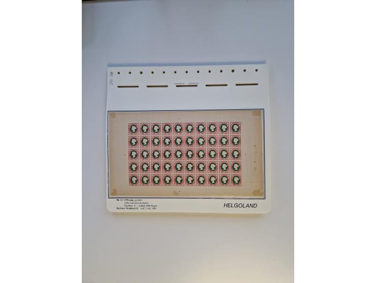 NEUDRUCKE: BERLINER Neudrucke, umfangreiche Bogensammlung mit über 160 Stück, vorwiegend postfrisch, alles sauber auf Blätter