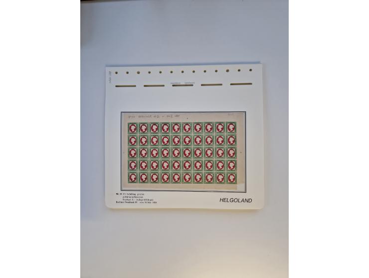 NEUDRUCKE: BERLINER Neudrucke, umfangreiche Bogensammlung mit über 160 Stück, vorwiegend postfrisch, alles sauber auf Blätter