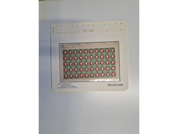 NEUDRUCKE: BERLINER Neudrucke, umfangreiche Bogensammlung mit über 160 Stück, vorwiegend postfrisch, alles sauber auf Blätter