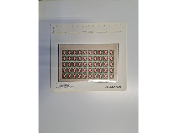 NEUDRUCKE: BERLINER Neudrucke, umfangreiche Bogensammlung mit über 160 Stück, vorwiegend postfrisch, alles sauber auf Blätter