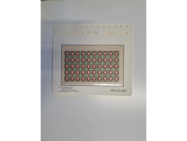 NEUDRUCKE: BERLINER Neudrucke, umfangreiche Bogensammlung mit über 160 Stück, vorwiegend postfrisch, alles sauber auf Blätter