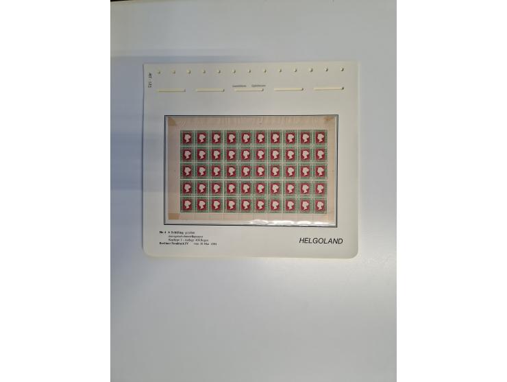 NEUDRUCKE: BERLINER Neudrucke, umfangreiche Bogensammlung mit über 160 Stück, vorwiegend postfrisch, alles sauber auf Blätter