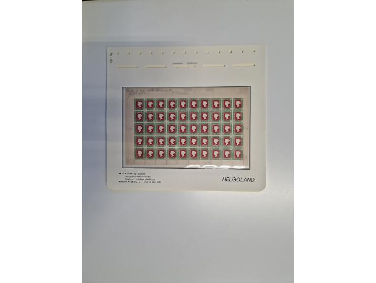 NEUDRUCKE: BERLINER Neudrucke, umfangreiche Bogensammlung mit über 160 Stück, vorwiegend postfrisch, alles sauber auf Blätter