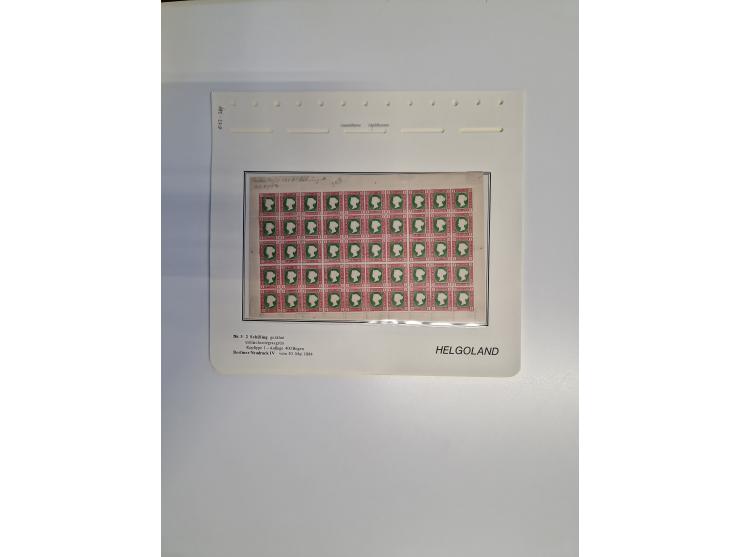 NEUDRUCKE: BERLINER Neudrucke, umfangreiche Bogensammlung mit über 160 Stück, vorwiegend postfrisch, alles sauber auf Blätter