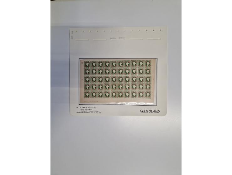 NEUDRUCKE: BERLINER Neudrucke, umfangreiche Bogensammlung mit über 160 Stück, vorwiegend postfrisch, alles sauber auf Blätter