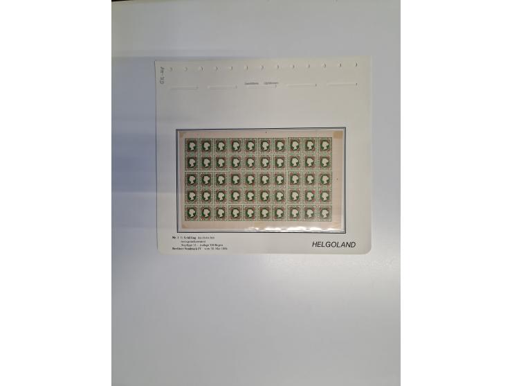 NEUDRUCKE: BERLINER Neudrucke, umfangreiche Bogensammlung mit über 160 Stück, vorwiegend postfrisch, alles sauber auf Blätter