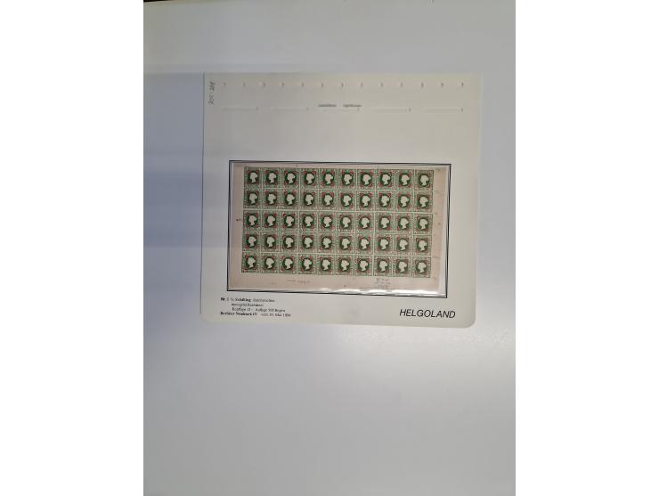 NEUDRUCKE: BERLINER Neudrucke, umfangreiche Bogensammlung mit über 160 Stück, vorwiegend postfrisch, alles sauber auf Blätter