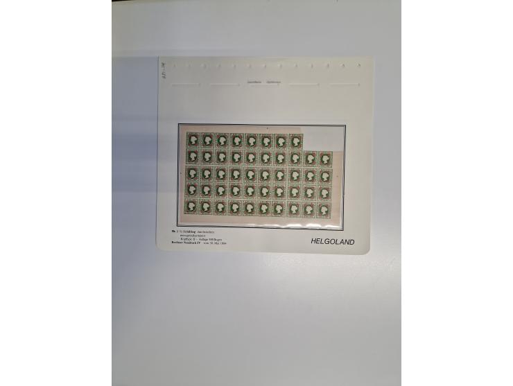 NEUDRUCKE: BERLINER Neudrucke, umfangreiche Bogensammlung mit über 160 Stück, vorwiegend postfrisch, alles sauber auf Blätter