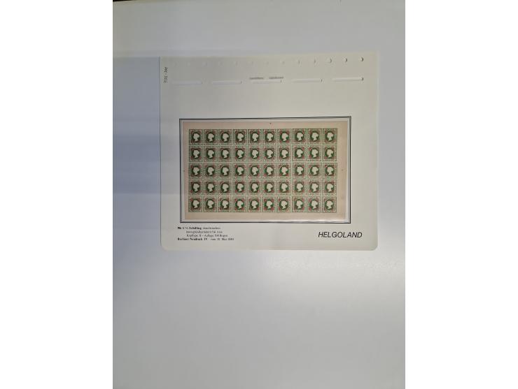 NEUDRUCKE: BERLINER Neudrucke, umfangreiche Bogensammlung mit über 160 Stück, vorwiegend postfrisch, alles sauber auf Blätter