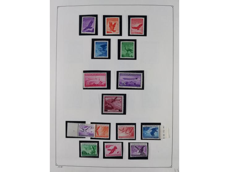 1912/2015, postfrische, ungebrauchte und gestempelte Sammlung in 2 Bänden, frühen Jahre schwach vertreten, aber mit Mi. 1-3 a