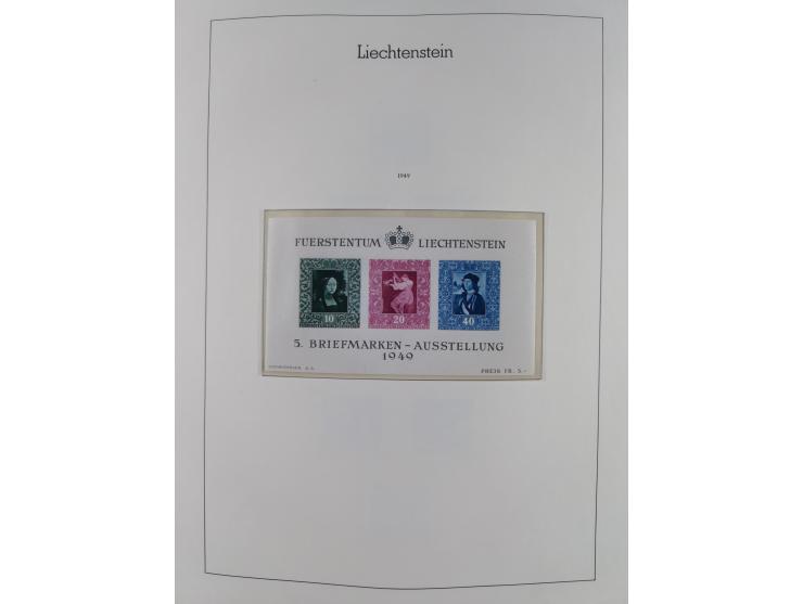 1945/97, postfrische und ganz wenig ungebrauchte Sammlungen, in den Hauptnummern komplett