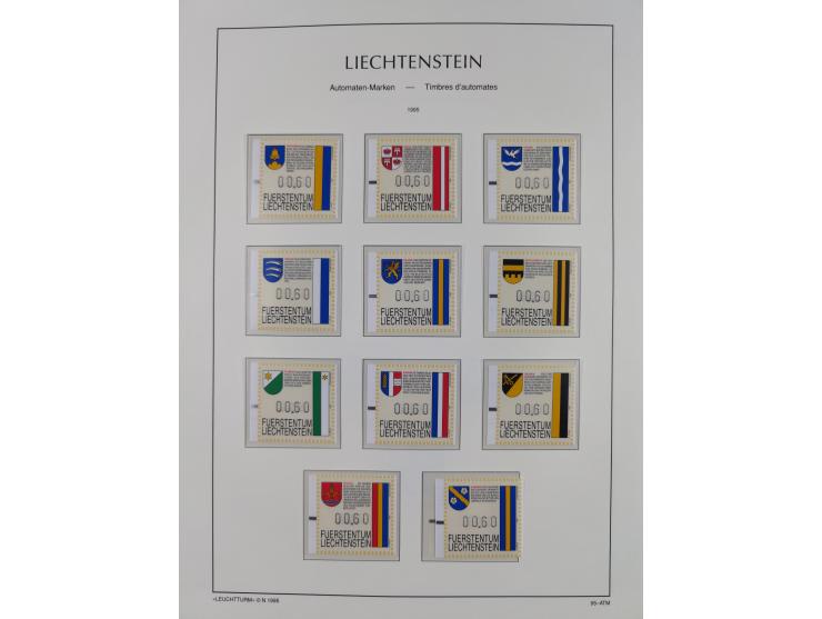 1945/97, postfrische und ganz wenig ungebrauchte Sammlungen, in den Hauptnummern komplett