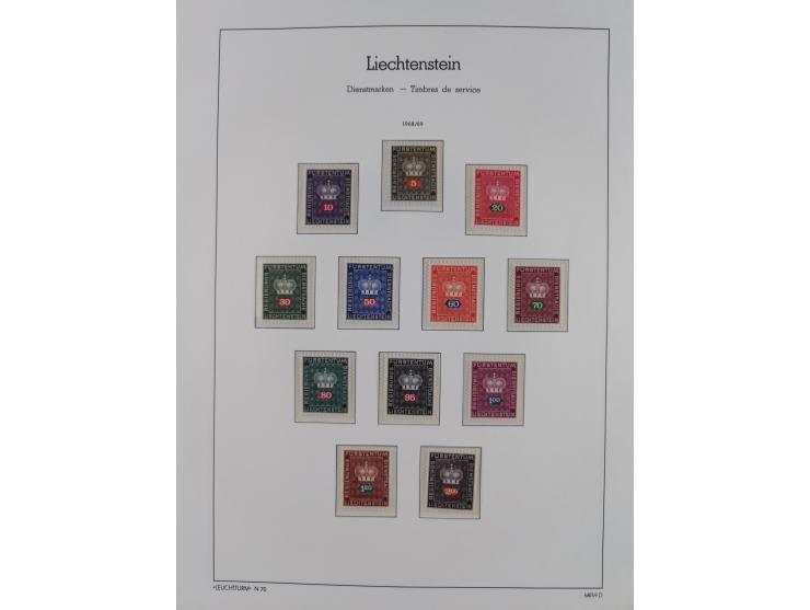 1945/97, postfrische und ganz wenig ungebrauchte Sammlungen, in den Hauptnummern komplett