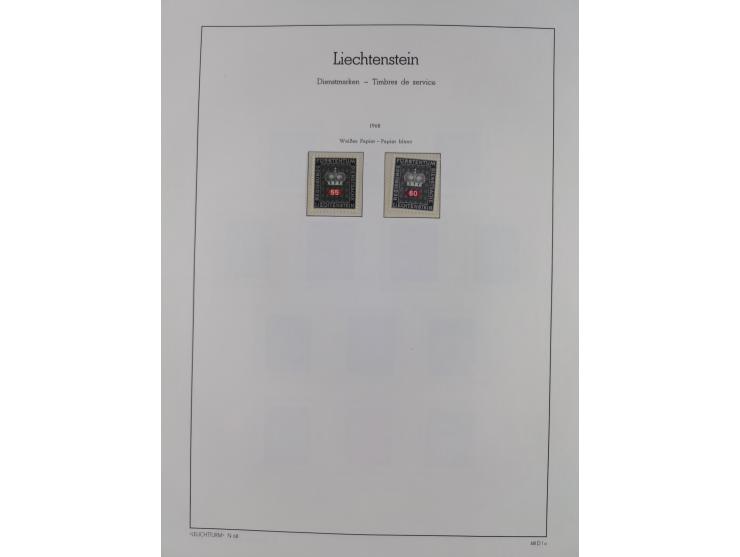 1945/97, postfrische und ganz wenig ungebrauchte Sammlungen, in den Hauptnummern komplett