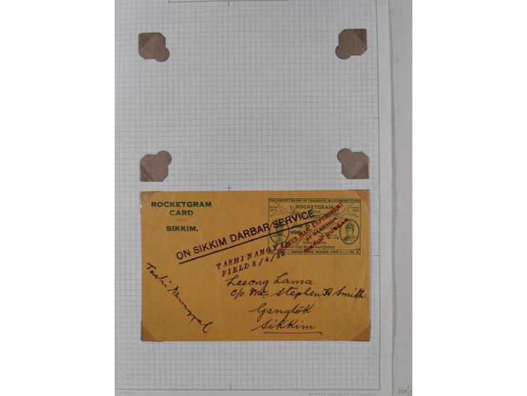 1935/38, Sammlung mit 35 Briefen und Karten/Ganzsachen, dabei u.a. Hopferwieser Nr. SS-10, SS-14, SS-18, SS-18, SS-21, SS-24,