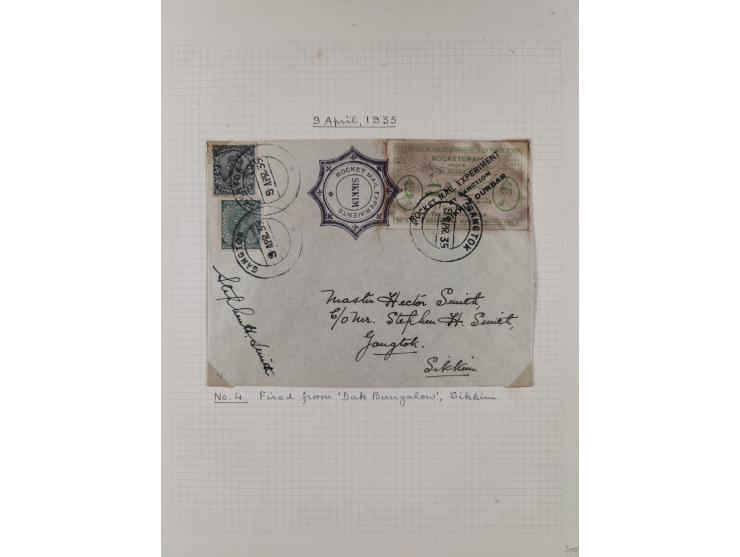 1935/38, Sammlung mit 35 Briefen und Karten/Ganzsachen, dabei u.a. Hopferwieser Nr. SS-10, SS-14, SS-18, SS-18, SS-21, SS-24,