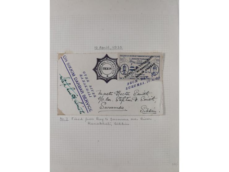 1935/38, Sammlung mit 35 Briefen und Karten/Ganzsachen, dabei u.a. Hopferwieser Nr. SS-10, SS-14, SS-18, SS-18, SS-21, SS-24,