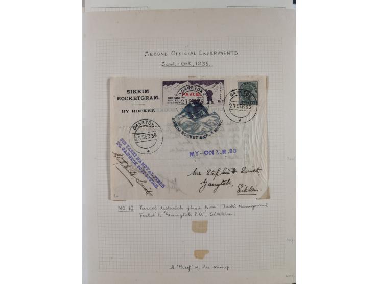 1935/38, Sammlung mit 35 Briefen und Karten/Ganzsachen, dabei u.a. Hopferwieser Nr. SS-10, SS-14, SS-18, SS-18, SS-21, SS-24,
