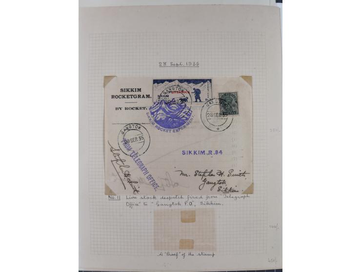 1935/38, Sammlung mit 35 Briefen und Karten/Ganzsachen, dabei u.a. Hopferwieser Nr. SS-10, SS-14, SS-18, SS-18, SS-21, SS-24,