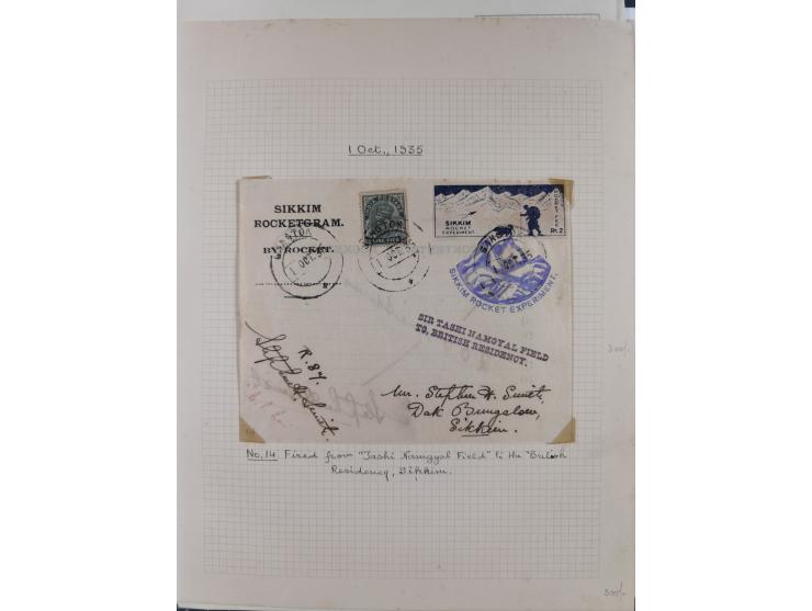 1935/38, Sammlung mit 35 Briefen und Karten/Ganzsachen, dabei u.a. Hopferwieser Nr. SS-10, SS-14, SS-18, SS-18, SS-21, SS-24,