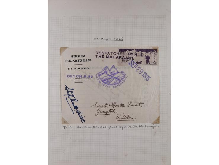 1935/38, Sammlung mit 35 Briefen und Karten/Ganzsachen, dabei u.a. Hopferwieser Nr. SS-10, SS-14, SS-18, SS-18, SS-21, SS-24,