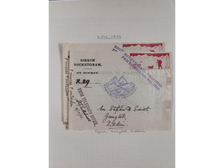 1935/38, Sammlung mit 35 Briefen und Karten/Ganzsachen, dabei u.a. Hopferwieser Nr. SS-10, SS-14, SS-18, SS-18, SS-21, SS-24,